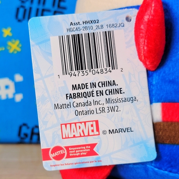 Marvel Cuutopia Captain America 8" UltraSoft Stuffed Comic Book Toy Plush NWT - Picture 6 of 6